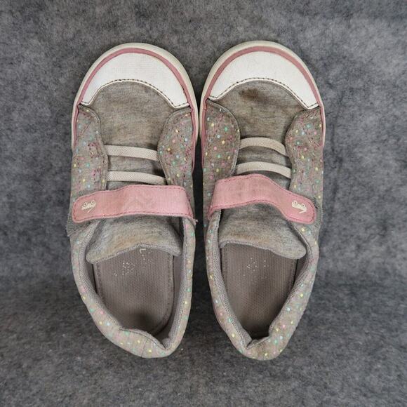 See Kai Run Shoes Kids 12 Sneakers Polka Dot Casual Toddler Girls Active Flats - Picture 7 of 12